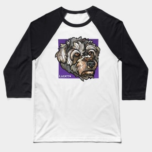 Pet Portrait: Lucky Baseball T-Shirt